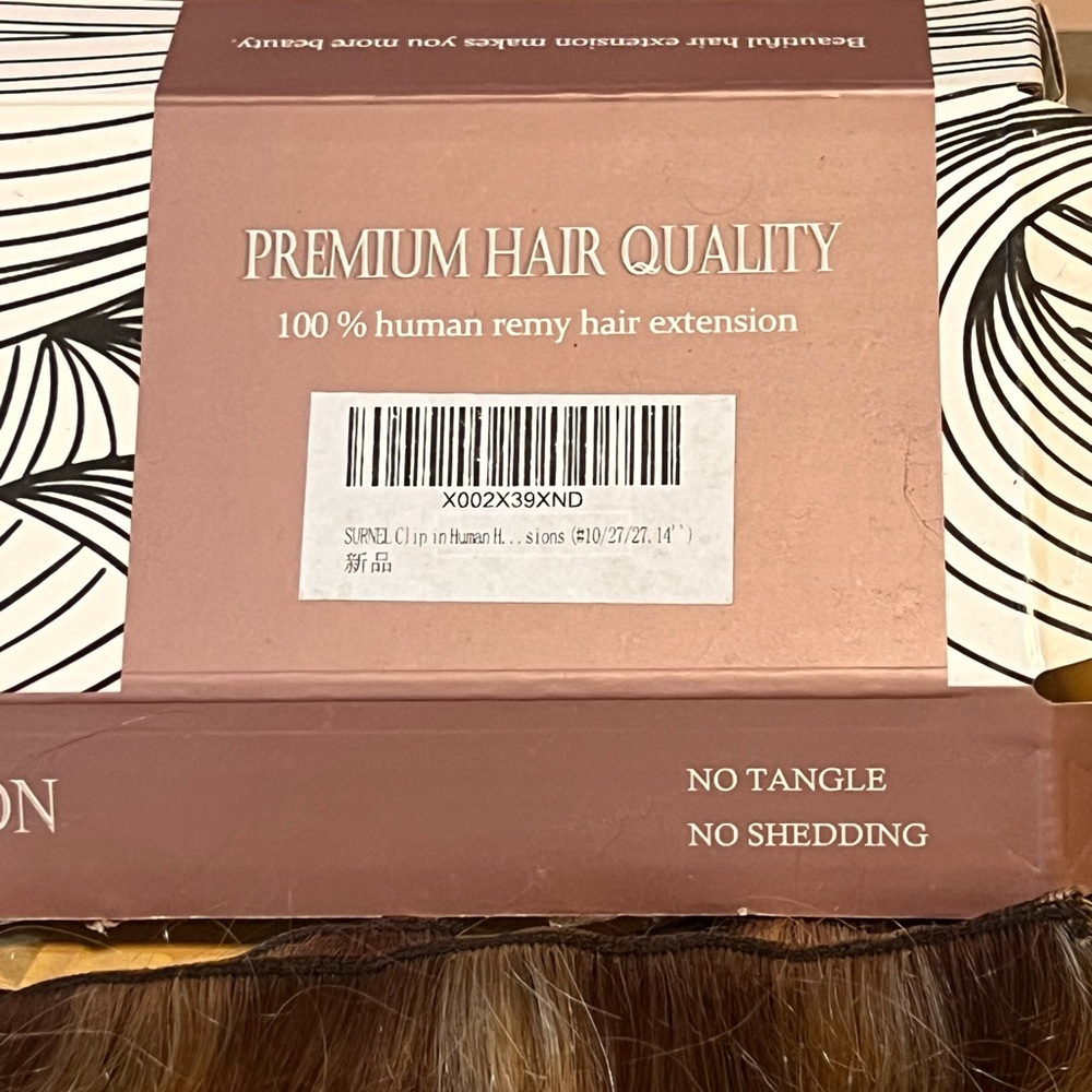 100% percent human hair extensions